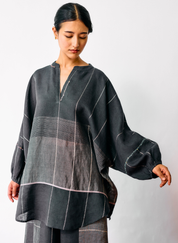 Raza Metallic Top