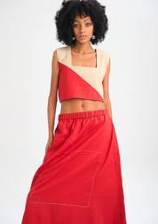 Red Bluebell Top