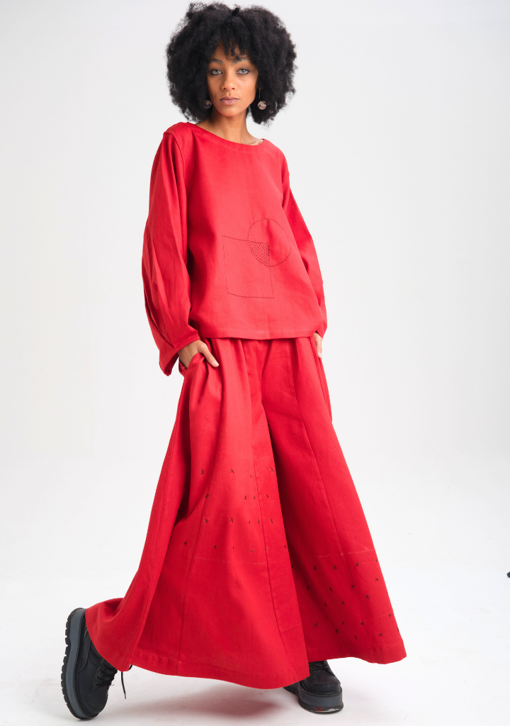 Red Calla Set