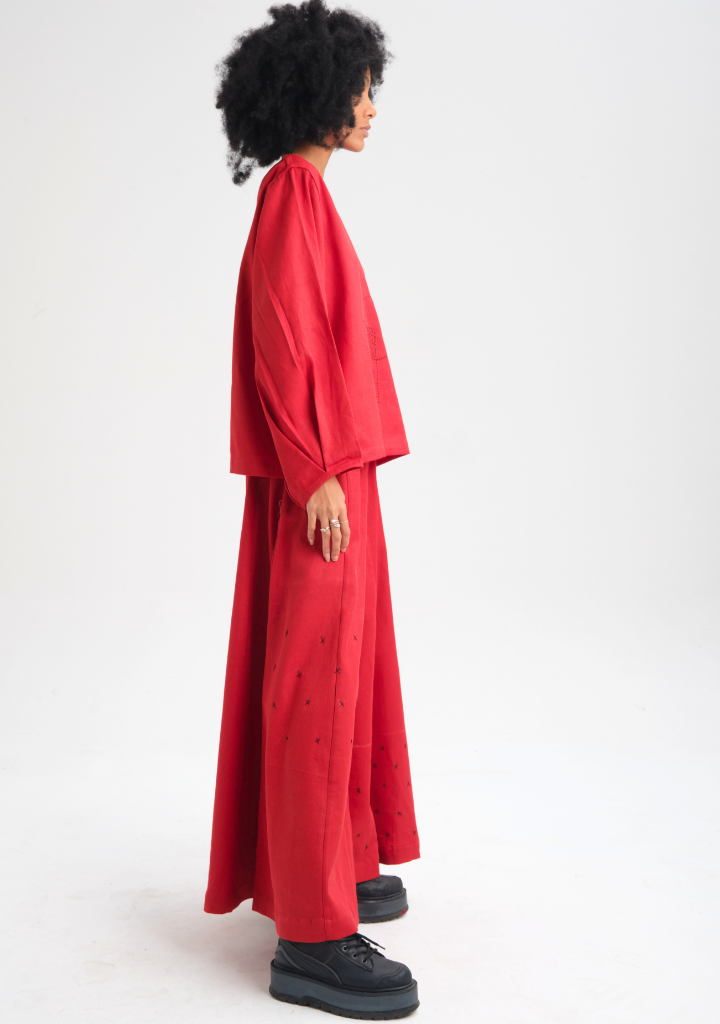 Red Calla Top