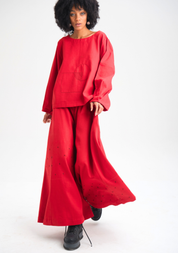 Red Calla Top