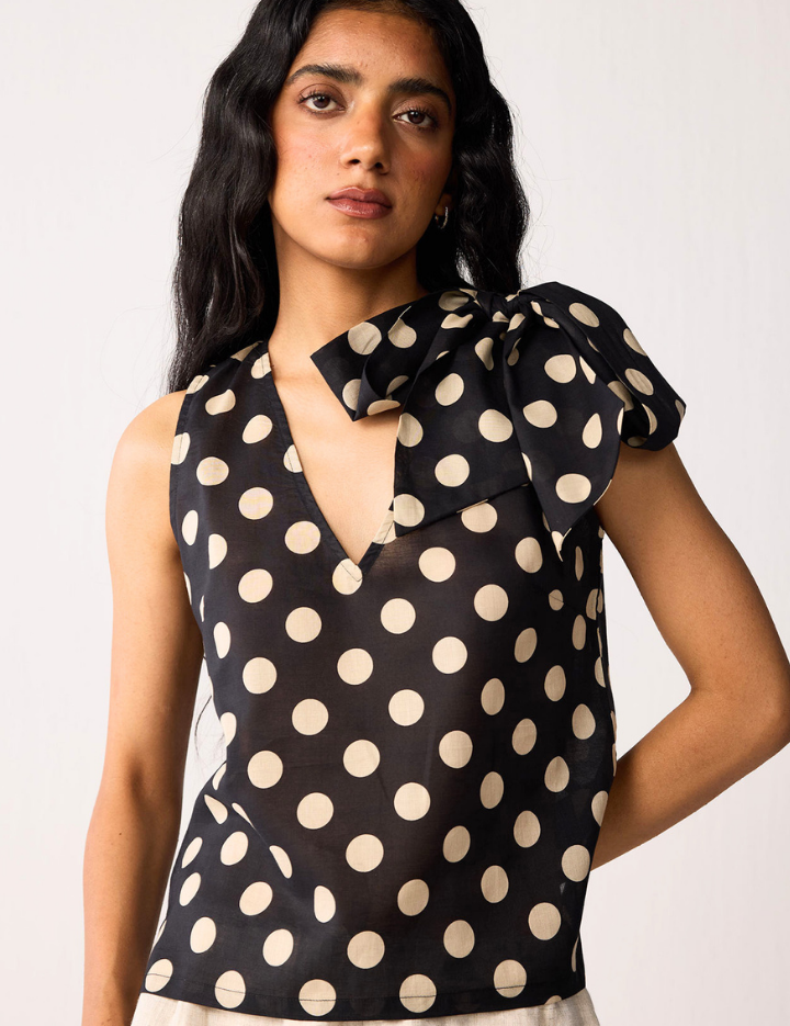 Regular-V-Neck-Polka-Dot-Top-Bow-Detail-B.png