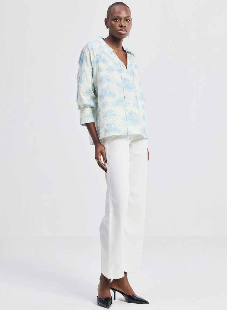 Animal Print Relaxed Shirt