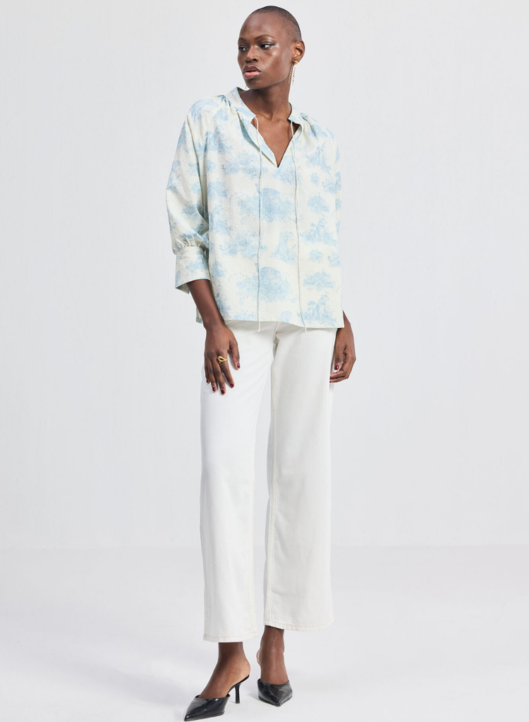 Animal Print Relaxed Shirt