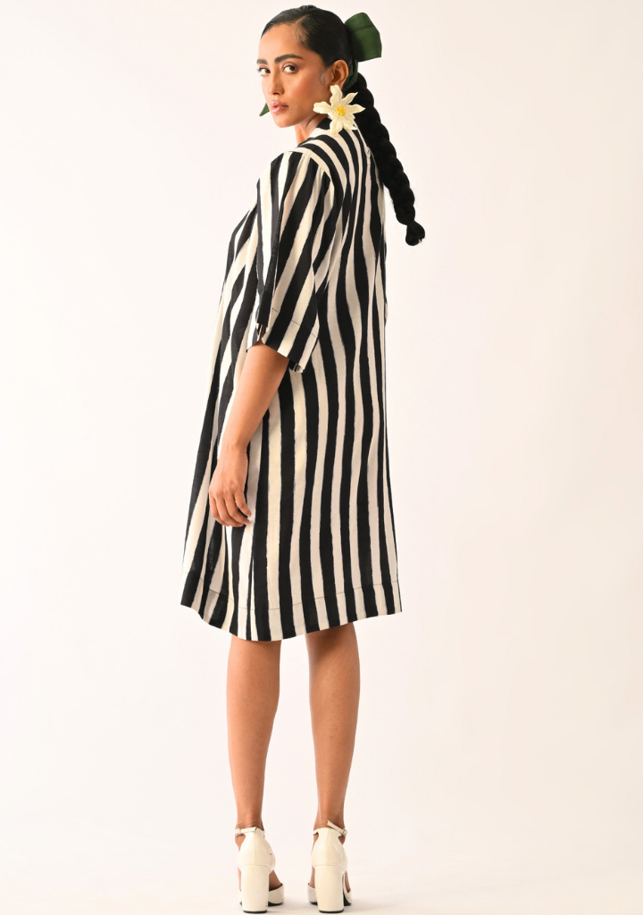 Revolt B&W Beach Dress
