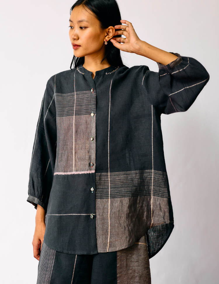 Rin Metallic Shirt