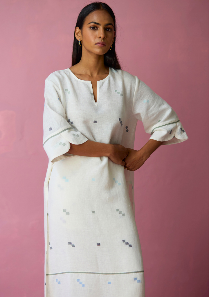 Rina High Slit Kurta
