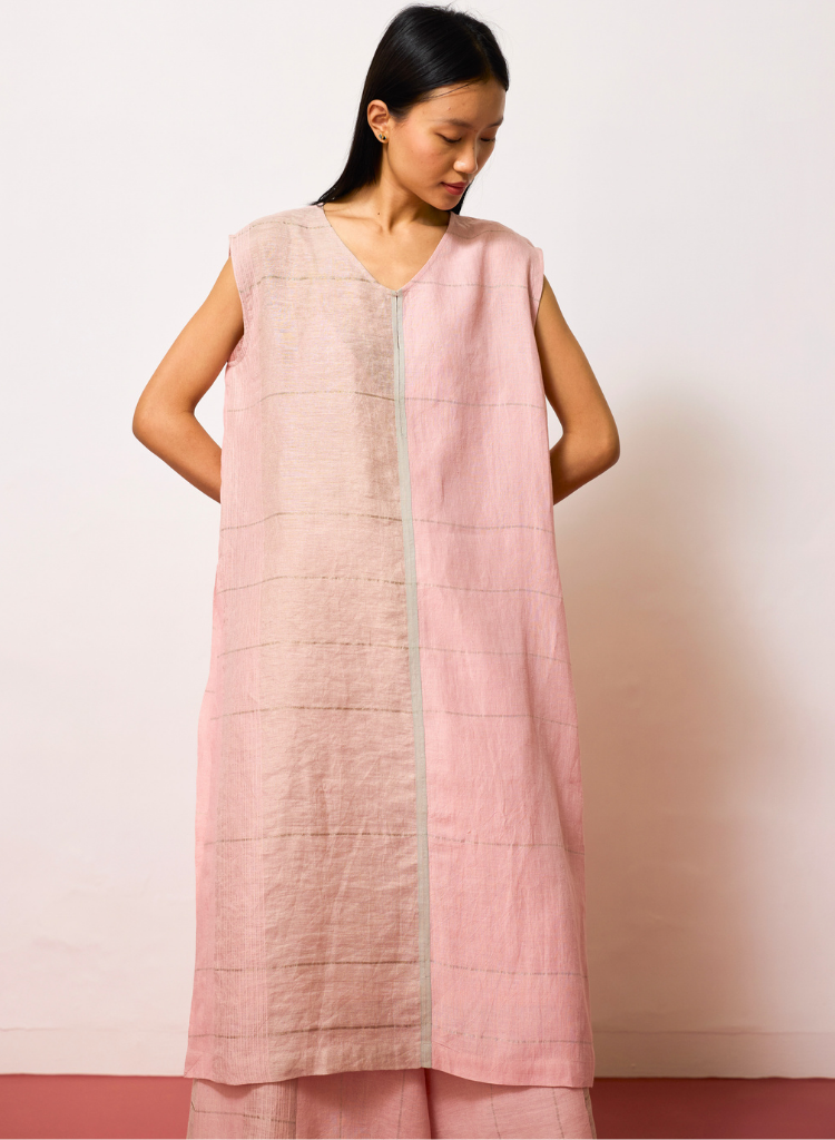 Rira Metallic Tunic Set
