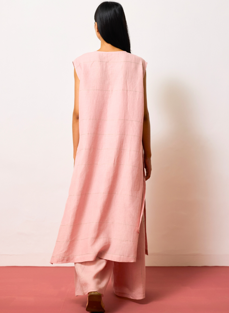 Rira Metallic Tunic Set