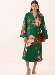 Rosarium Tie Knot Trench Dress