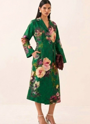 Rosarium Tie Knot Trench Dress