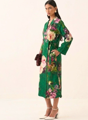 Rosarium Tie Knot Trench Dress