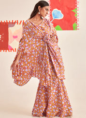 Rose Kaftan Skirt Set