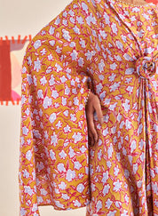 Rose Kaftan Skirt Set