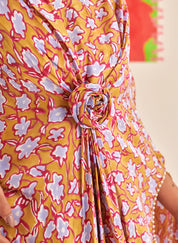 Rose Kaftan Skirt Set