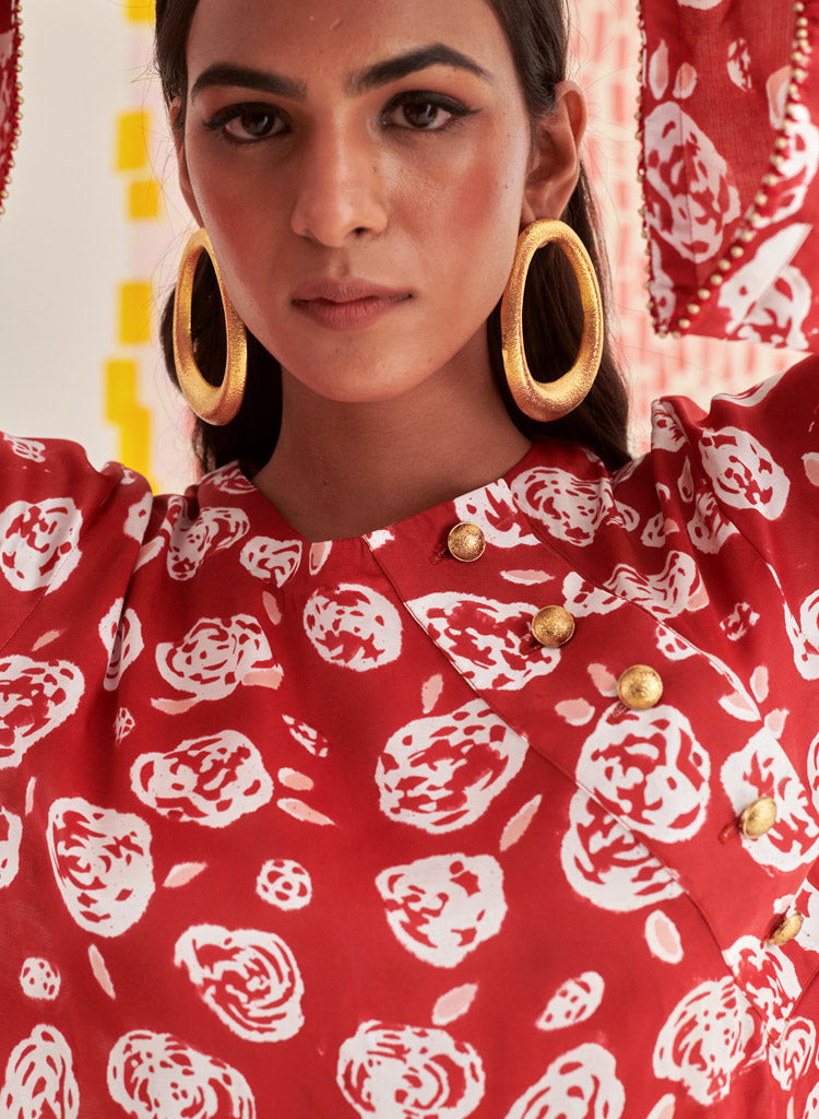 Rose Scarlet Relaxed Set