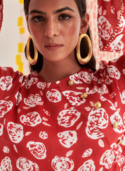 Rose Scarlet Relaxed Set