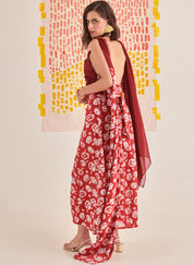 Rose Scarlet Slip Dress