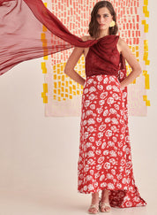 Rose Scarlet Slip Dress