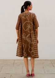 Rosewood Bandhani Dress