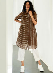 Rosewood Bandhej Tunic