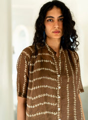 Rosewood Bandhej Tunic