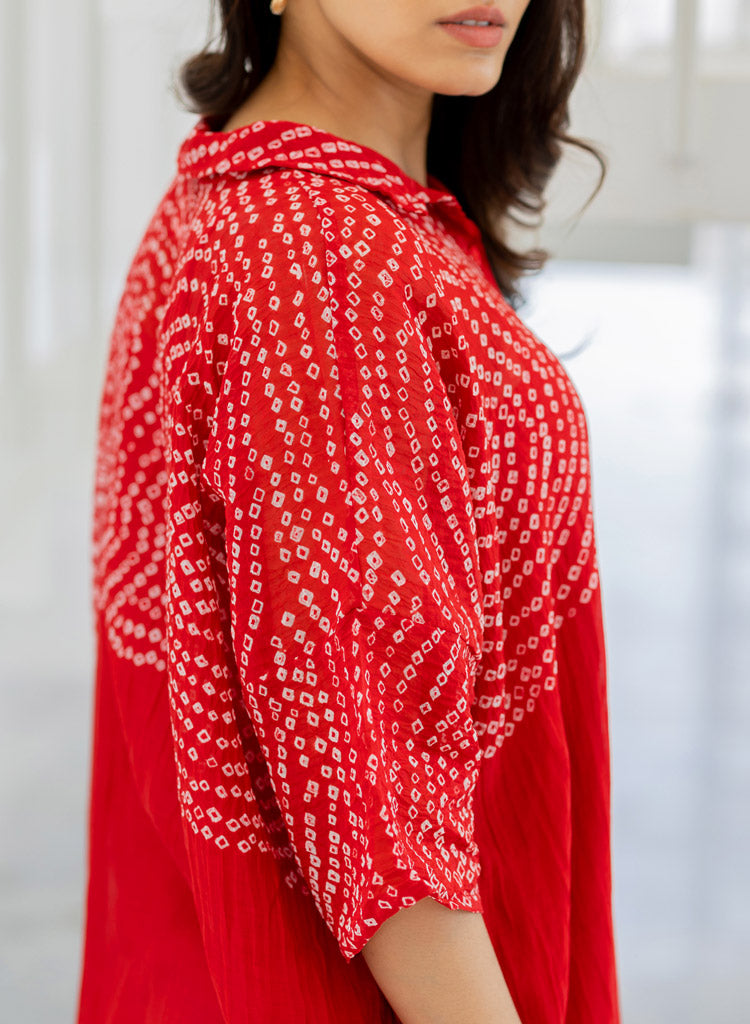 Ruby Swirl Tunic Set