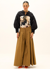 Rust Leaf Corset Top