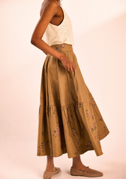 Rust Rose Skirt