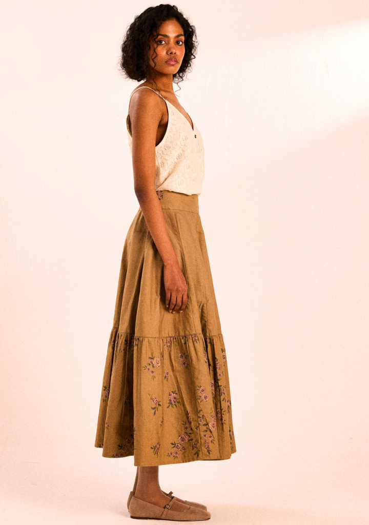 Rust Rose Skirt