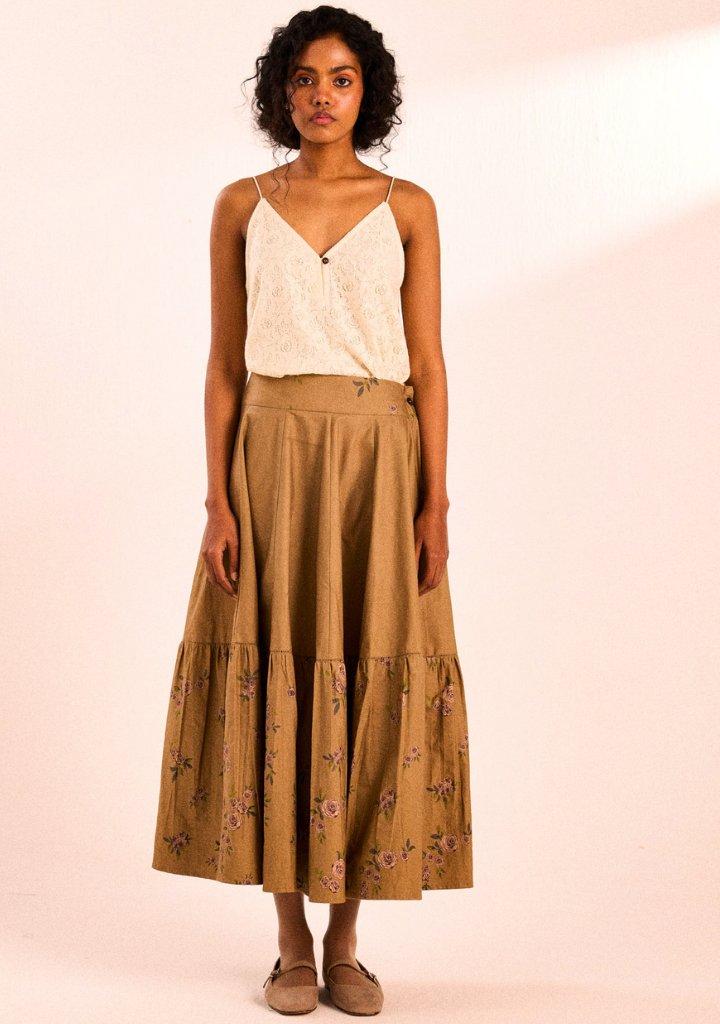 Rust Rose Skirt