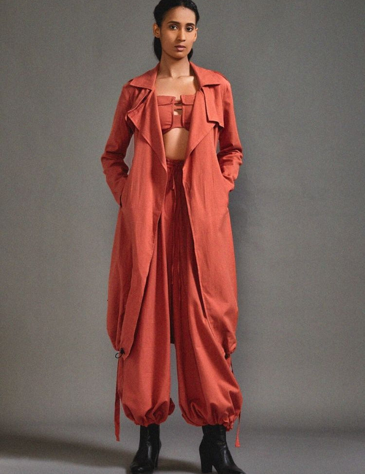 Safari Cargo Trench Set