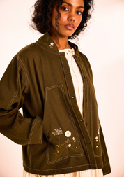Sage Flora Jacket