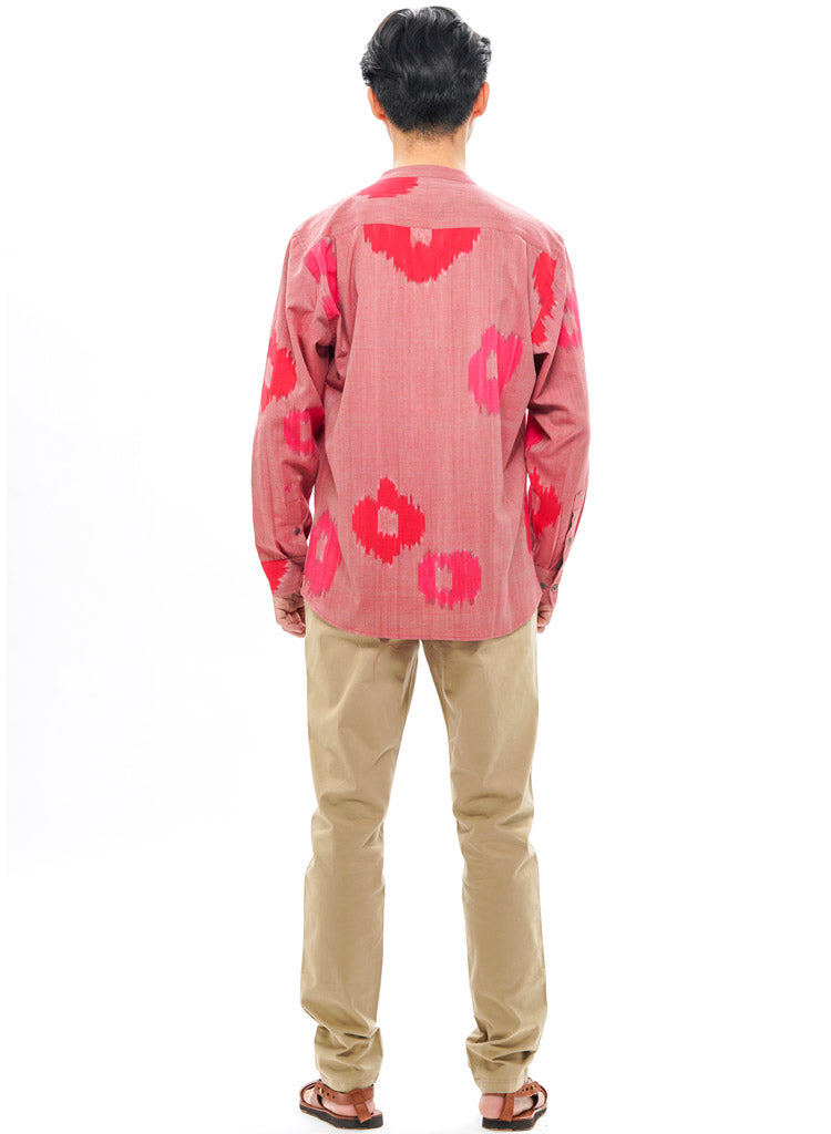 Sakura Band Collar Shirt