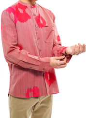 Sakura Band Collar Shirt