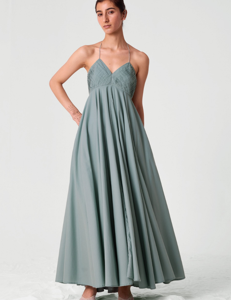 SamirPleatedHalterNeckDress-A.png
