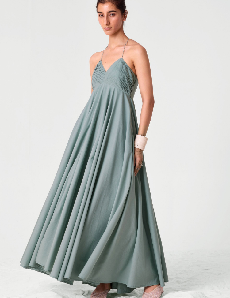 SamirPleatedHalterNeckDress-B.png