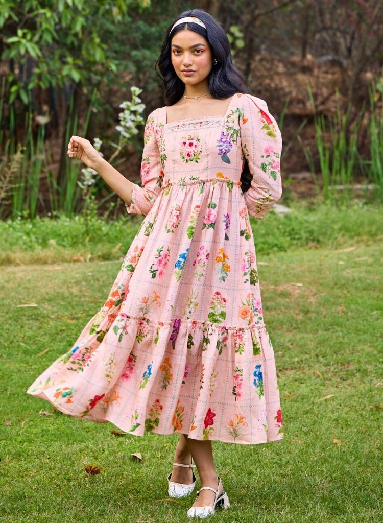 Sansa Square Neck Dress