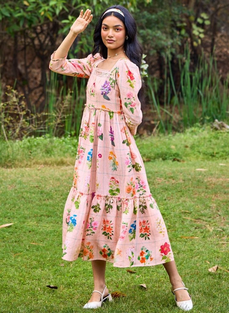 Sansa Square Neck Dress