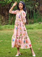 Sansa Square Neck Dress