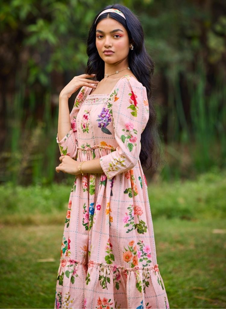 Sansa Square Neck Dress