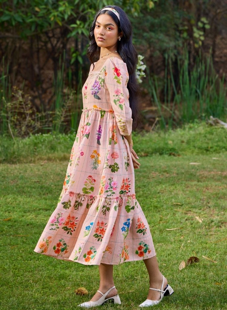 Sansa Square Neck Dress