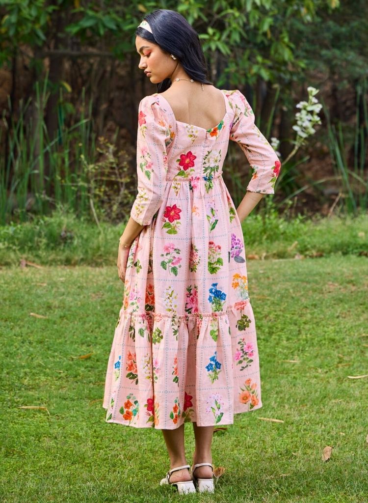 Sansa Square Neck Dress