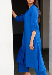 Sapphire Buttondown Kurta Set