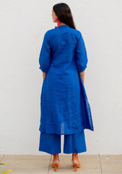Sapphire Buttondown Kurta Set