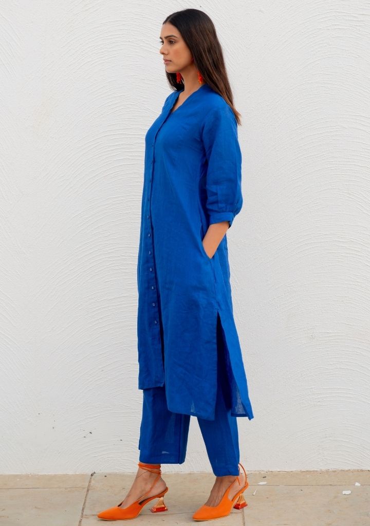Sapphire Buttondown Kurta