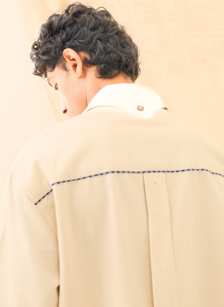 Saras Denim Men Shacket