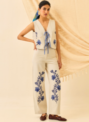 Saras Denim Waistcoat