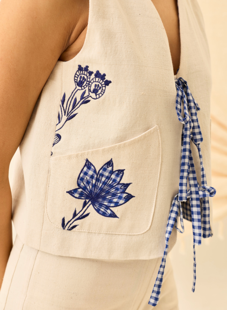 Saras Denim Waistcoat