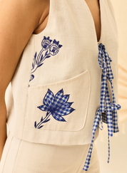 Saras Denim Waistcoat